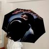1pc Michael JacksonKing of PopMoonwalker Automatic Folding Umbrella, Portable Collapsible Design, Casual Outdoor Accessory L1127111