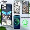 A-Okabe Rintaro STEINS DATE Telefoonhoesje Voor iPhone 17,16,15,14,13,Pro,Max,Plus,Magnetisch Voor Magsafe Draadloos Opladen