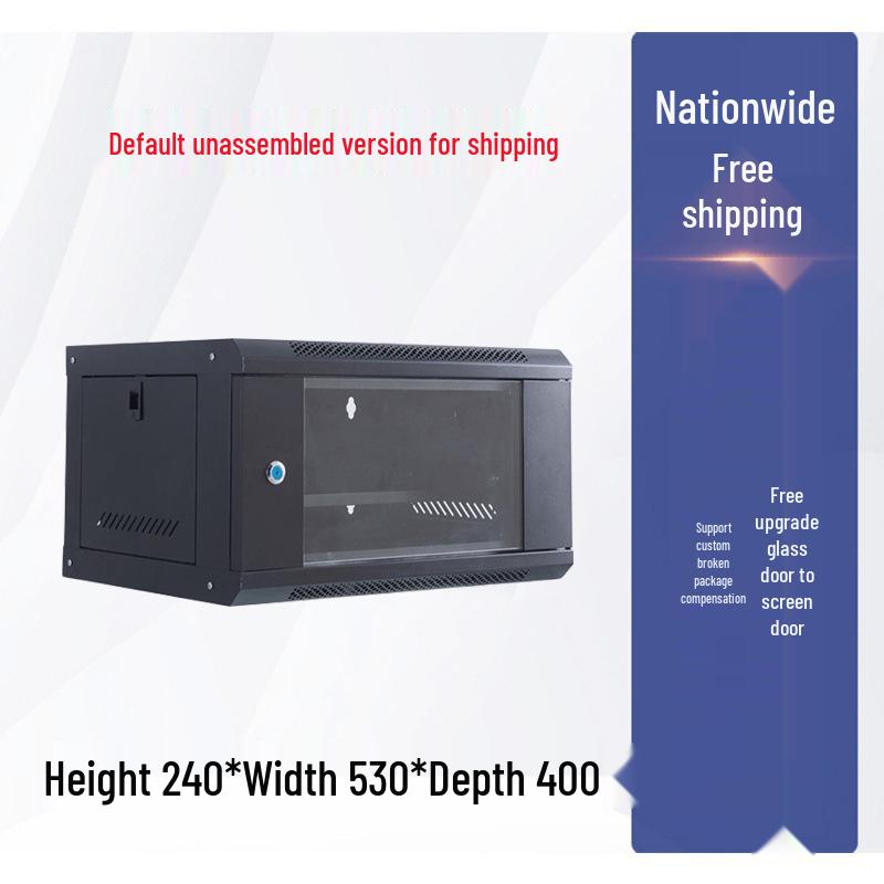 Wall-Mounted Network Rack: 6U/4U/12U Small Cabinet for Monitor Equipment and Switches