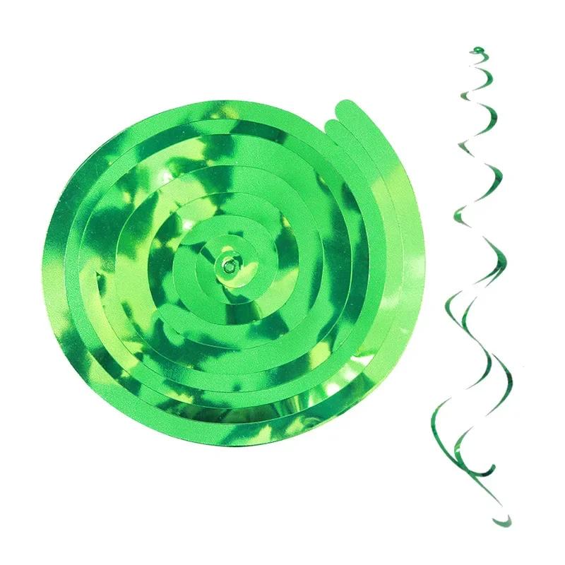 6pcs Party Spiral Decoration Birthday Party Wedding Decorative Ornaments Foil Swirls Banner Tassels Garland