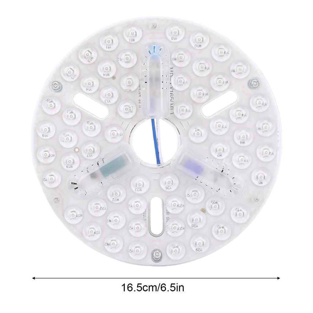 6.5 Inch Ceiling Fan LED Light Replacement PC 3 Color Dimmable Flush Mount Eye Care LED Fan Light Board Panel Retrofit