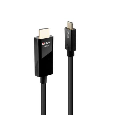 LINDY 3m USB 3.1 Type-C To HDMI 2.0 HDR Active Conversion Cable (Model Number: 43293)