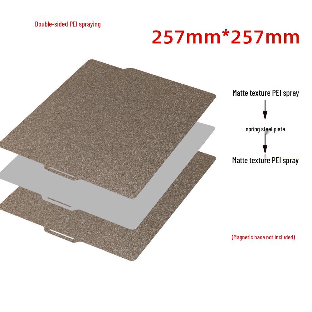 Double-Sided PEI Coated Magnetic Spring Steel Sheet with Voron Aluminum Heated Bed Plate