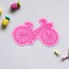 Fahrrad Schlüsselanhänger Form 3D Silikon Schokolade Seife Kuchen Fondant Cupcake-Kuchen Dekorationswerkzeuge Fahrrad Form Halskette Form