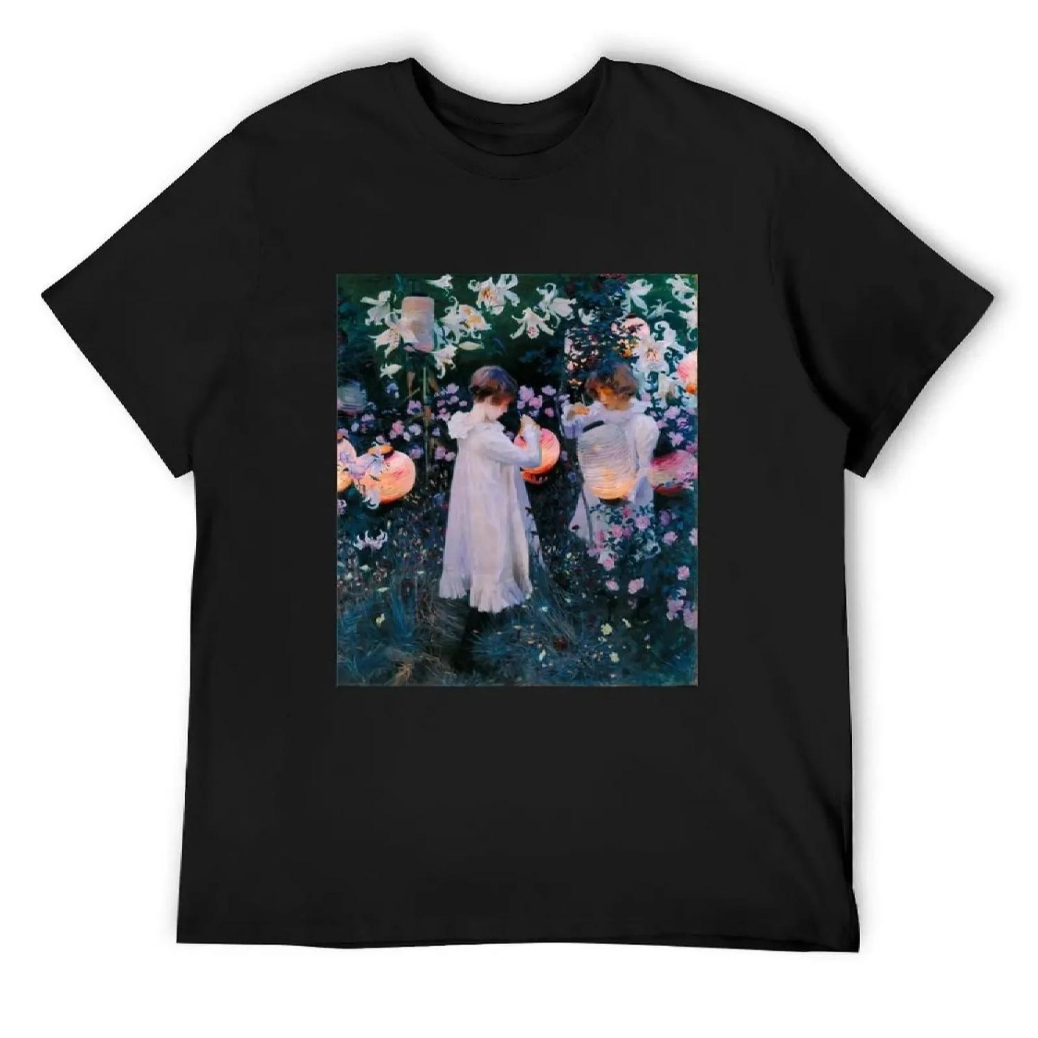 

Carnation, Lily, Lily, Rose - John Singer Sargent T-Shirt new gifts and t-shirts tees summer 2025 clothes for men XXXXXL різнокольоровий