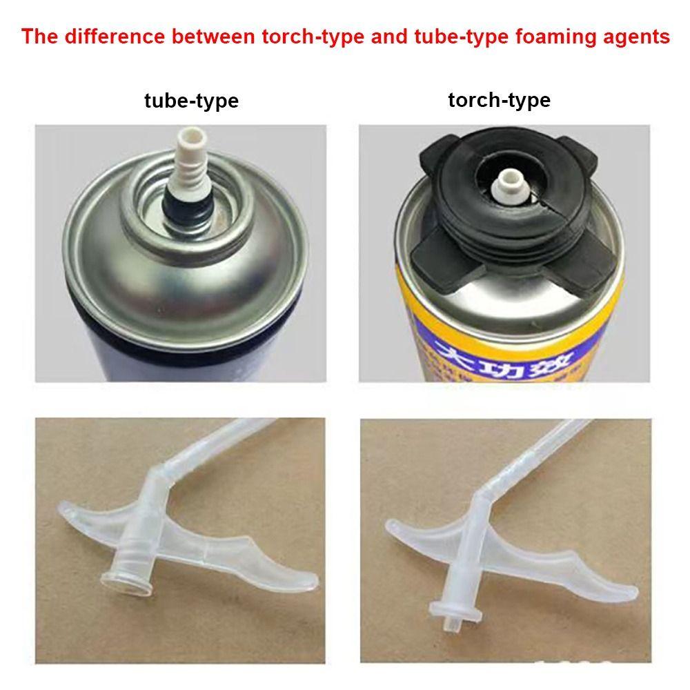 15Pcs Durable Gap Filling Spray Foam Nozzles Insulating DIY Glue Torch Connection Nozzle Polyurethane Replacement Tube Tools