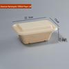 American Style Degradable Pulp Takeout Containers with Lids