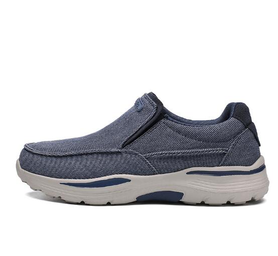 

Мужские парусиновые туфли, старые пекинские матерчатые туфли, на толстой подошве, ленивые, мужские, большого размера 47, матерчатые туфли D100 39 синий