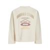 Jack And Jones Mens Graphic Print Boxy Drop Sleeve Sweatshirt