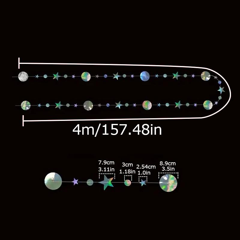 

1 шт. украшение наряд на день рождения вечеринка зеркало рождественская звезда круглая часть вытащить цветок новый год 4M