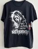 Scream Ghostface T-Shirt – Horror Movie Tee In Black Cotton (Size M)  Unisex T-Shirt