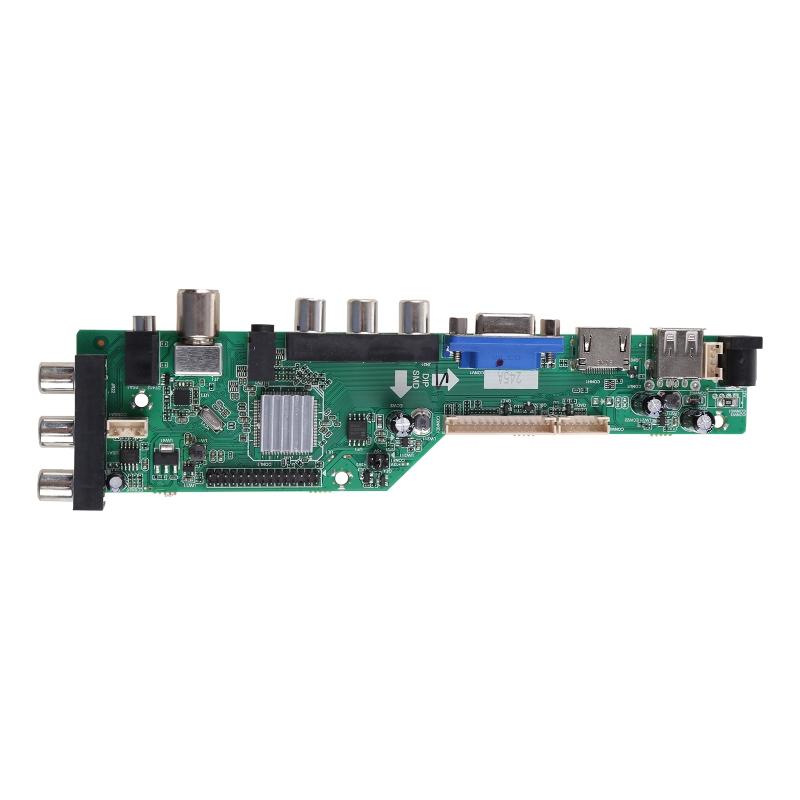 12V/4A Remote Control Driver Board Set Universal LCD TV Controller Driver Board Easy Installation Plastic+Metal Made
