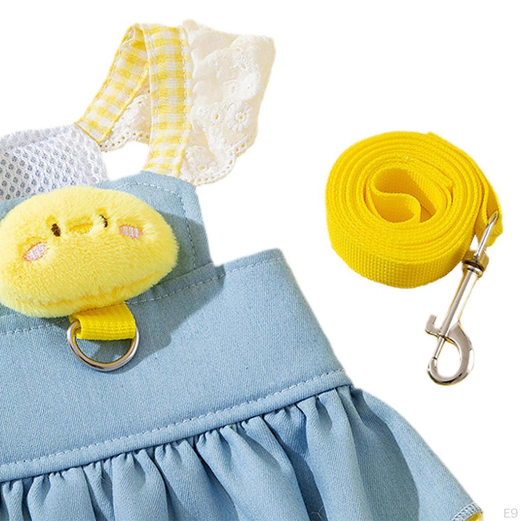 , Dog Harness Dress, Pet Cat Clothes, Costume, Party Cute Doggy