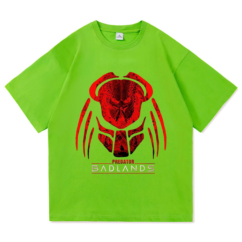 Predator Badlands T Shirt 2025 Fashion Movie Men/women Clothing Vintage Harajuku High Quality Clothes Cotton Tshirts