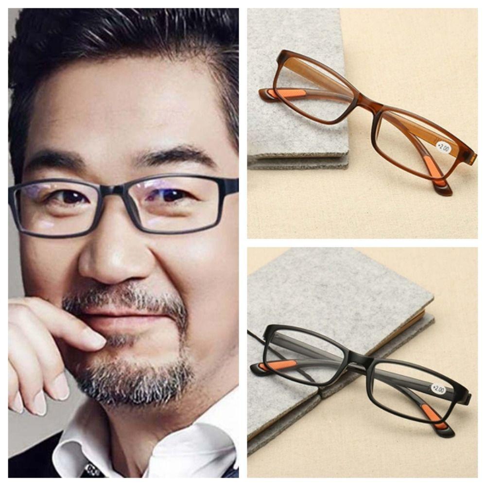 Elastic Unisex Presbyopic Glasses Zinc Zinc Alloy Black TR90 Eyewear New Elderly Reading Glasses  Women