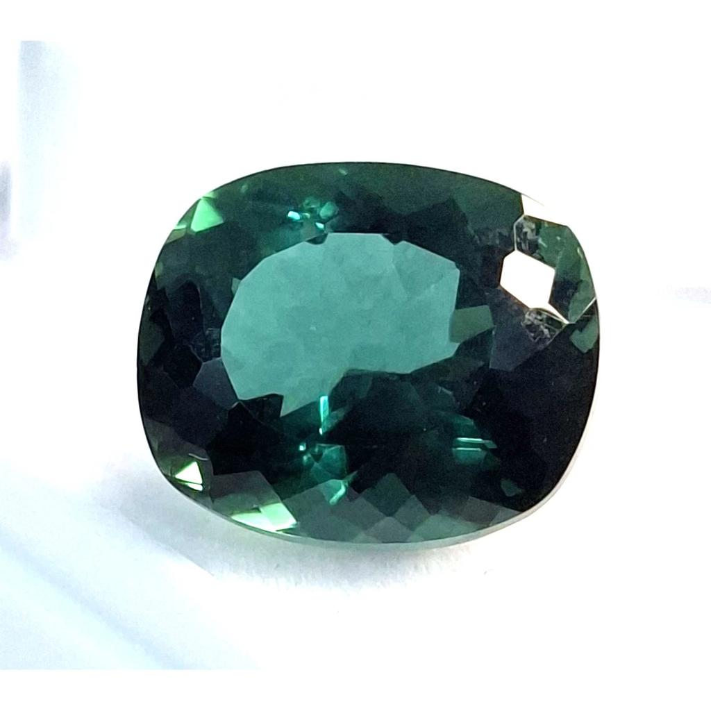 Green Sapphire Natural 9-11 Ct Cushion Cut Beautiful Certified Loose Gemstone