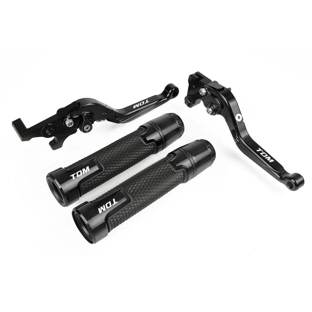 For Yamaha TDM 900 2004-2014 2007 2008 2009 2010 2011 Motorcycle Brake Clutch Lever Extendable Adjustable Hand Grip Handlebar
