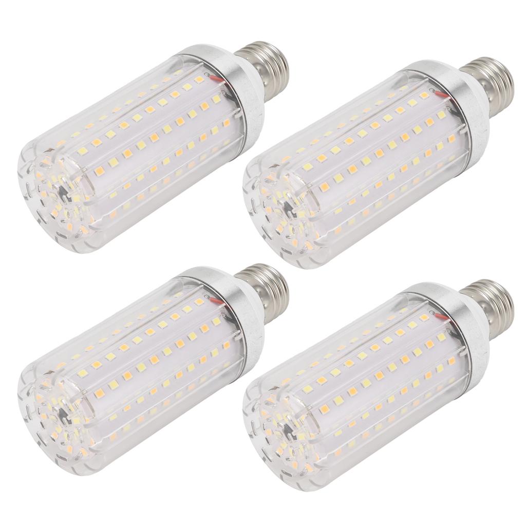 4Pcs E27 LED Corn Bulb 3500LM 2835 Light Bulbs for Indoor Chandelier Table Lamp 85 265V(30W Pure White Warm White )