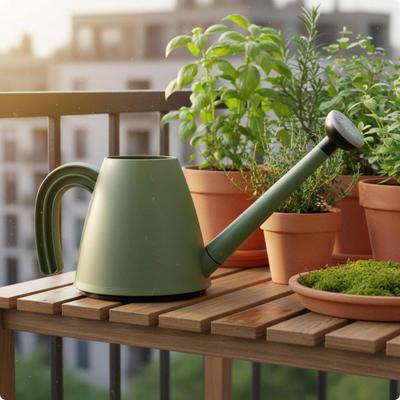 Gießkanne mit langem Ausguss Dickes Harz Groß Müheloses Ausgießen Gartenzubehör für Gärtner,