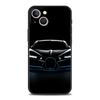 Cool Sports Black Car Phone Case Cover for iPhone 16 15 14 13 12 Pro Max XR XS 11 7 8 Plus Shockproof Silicone Soft Shell Capas