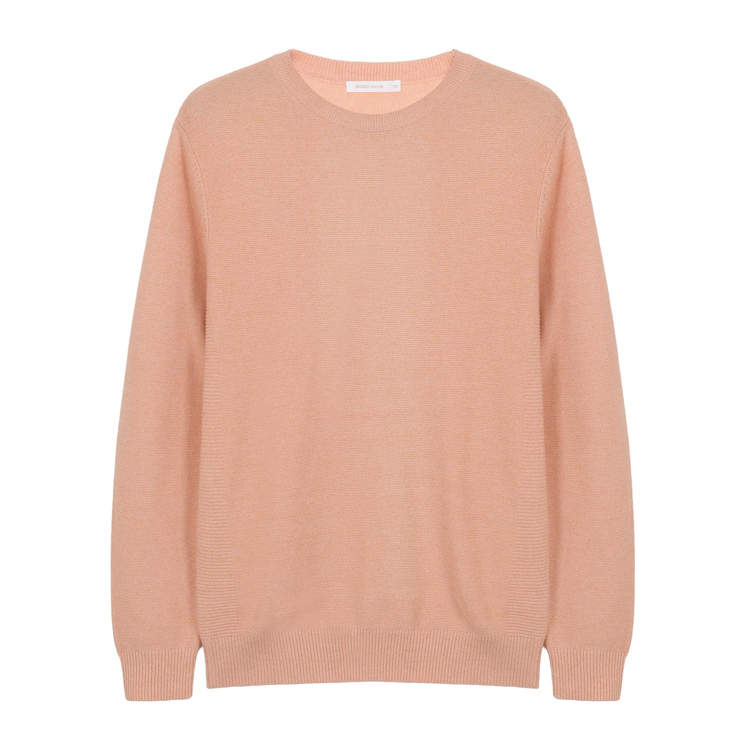 Basso Homme Tweed Round Knit (Wsy1Wr02A) Or/95