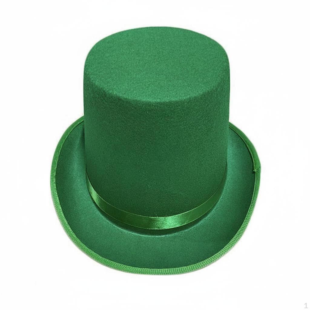 Black Top Hat Stage Performance Magician Sorcery Show Prop for Cosplayers, Entertainers,