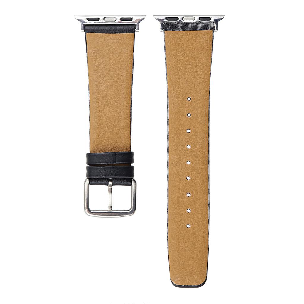 Woolen Fabric Leather Strap for Apple Watch Series 10 9 8 7 SE 6 5 4 3 2 1 42mm 41mm 40mm 38mm Watch Band