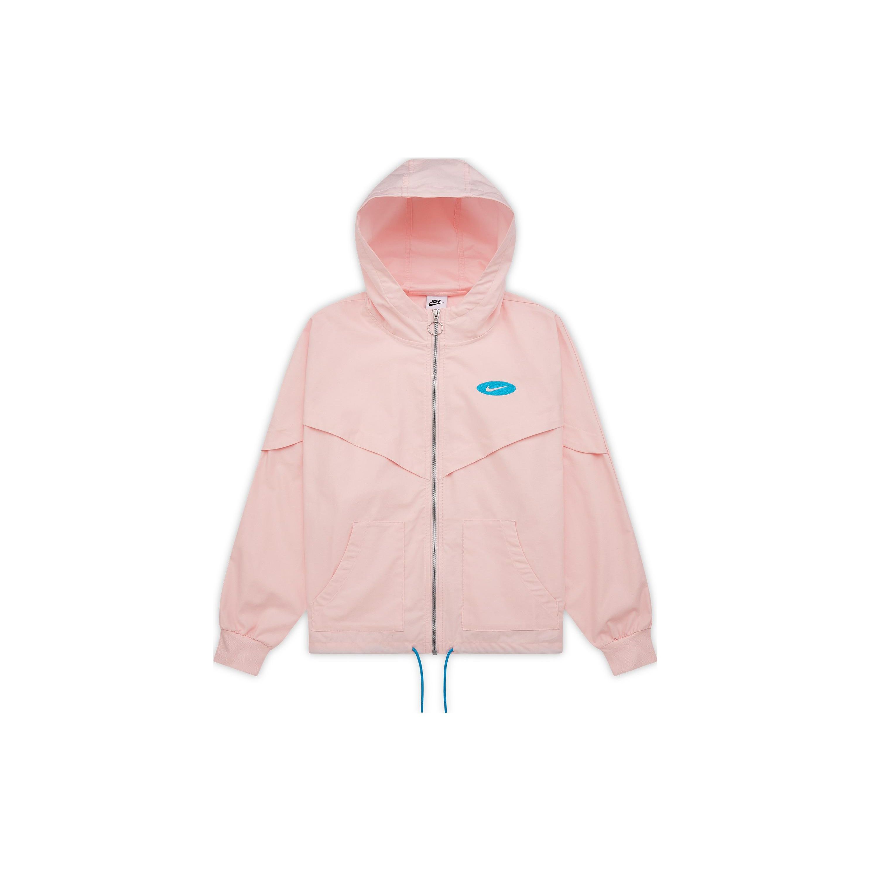 Nike Sportswear Rush Pink Women s Hooded Jacket DM6567-610 L
