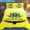 Duhok Dynamic Sports Emblem 3PCS Bedding set,Ideal for 1pc Duvet Cover And 2pcs Pillowcases Perfect for Fan gift,Ideal for Bedroom, Dormitory