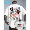 Disney - T-shirt da uomo stampata con il motivo 2026 Princess SECURITY sul davanti e sul retro. T-shirt da uomo a maniche corte