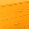 Yellow Mustard Sideboard 80 X 35 X 101.5 Cm Steel
