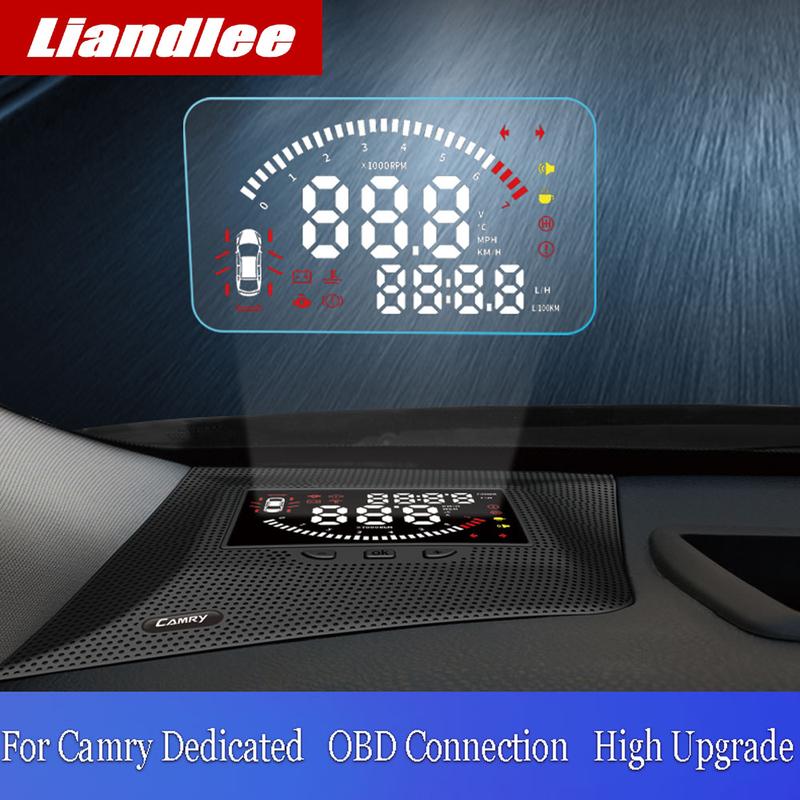 Car HUD Head Up Display For Toyota Camry (XV70/XV80) 2018-2025 Auto Headup Display Electronic Accessories Windshield Projector