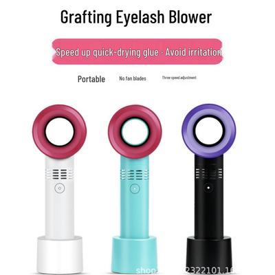 Bladeless Portable Handheld & Desktop Fan for Eyelash Extension & Hair Styling
