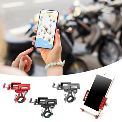 Supporto per Telefono da Bicicletta Staffa Supporto per Telefono da Moto Manubrio Regolabile Morsetto per Cellulare Bicicletta Elettrica Clip per Telefono Cellulare
