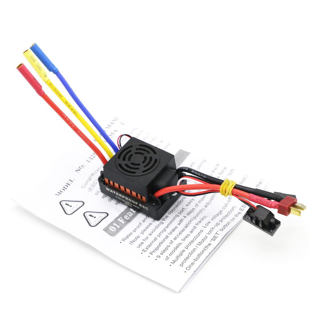 Motor RC Impermeabil 3650 3100KV 3900KV 4300KV KV5200 Motor Fără Perii cu Placă de Programare ESC 60A Combo pentru Mașină Camion Jucărie RC 1/10