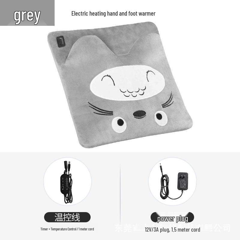 

Electric Heating Pad: Versatile Foot & Hand Warmer with Fast Heating for Soles and Insteps - Small Heated Seat Cushion & Blanket for Men and Women