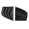 Side Window Louvers Vent Sun Shade Cover for Kia Stinger 2018-2025 Window Shutter Sticker ABS Carbon Fiber Black Accessories