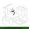 32600-SDA-A00 Copper Battery Ground Wire Assembly For DX 2003-2005 EX 2003-2007 LX 2003-2007  LX Special Edition