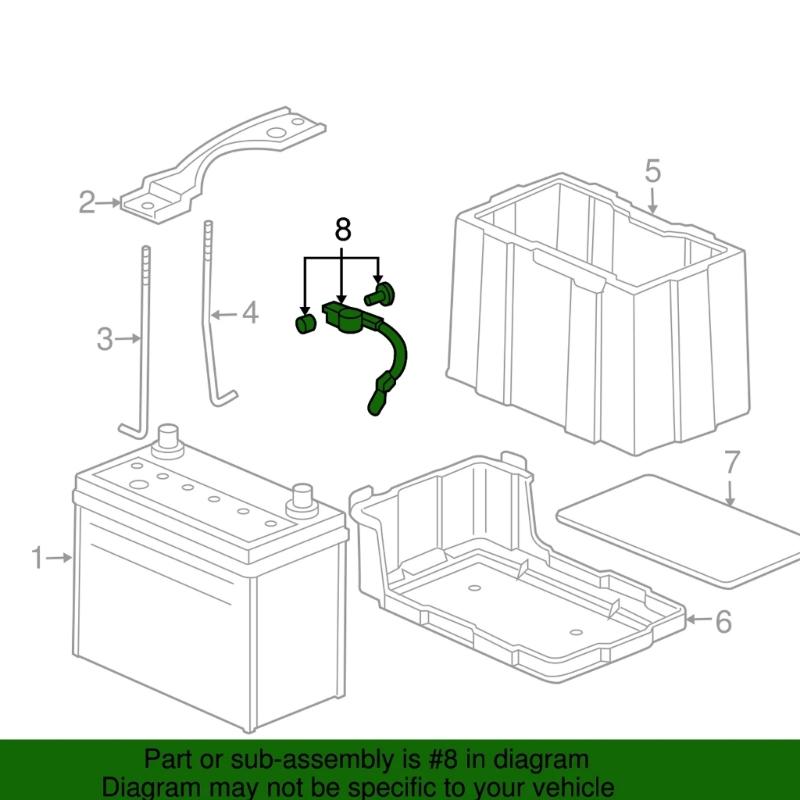 32600-SDA-A00 Copper Battery Ground Wire Assembly For DX 2003-2005 EX 2003-2007 LX 2003-2007  LX Special Edition