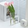 Aesthetic Book Letter Acrylic Vase Modern Clear Book Vase Hydroponic Decorative Vase  Desktop