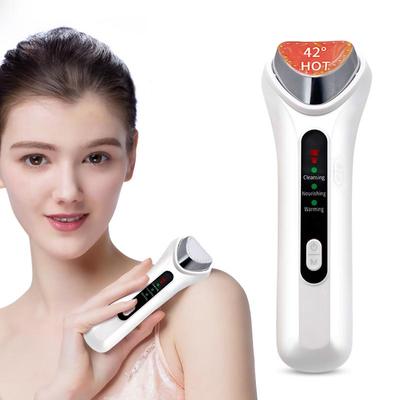 KinseiBeauty Facial Warm Massager Facial Warm Massager Ion VibrationMasáž Face Lift Čistenie Tónovanie Hydratácia Konštantná teplota Zariadenie na starostlivosť o horúci obklad