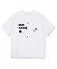 MIDNIGHT12AM Mid12 Star Short Sleeve T-Shirt White