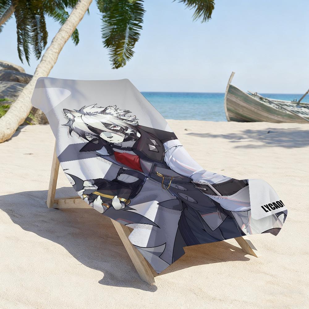 ZZZ Von Lycaon Game Towel Sports Quick Dry Travel Camping Gear Sandproof Soft Light Large Beach Towel