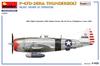 Miniart 1/48 Scale American P-47D-28RA Thunderbolt Pacific Theater Basic Kit Plastic Model Kit MA48022
