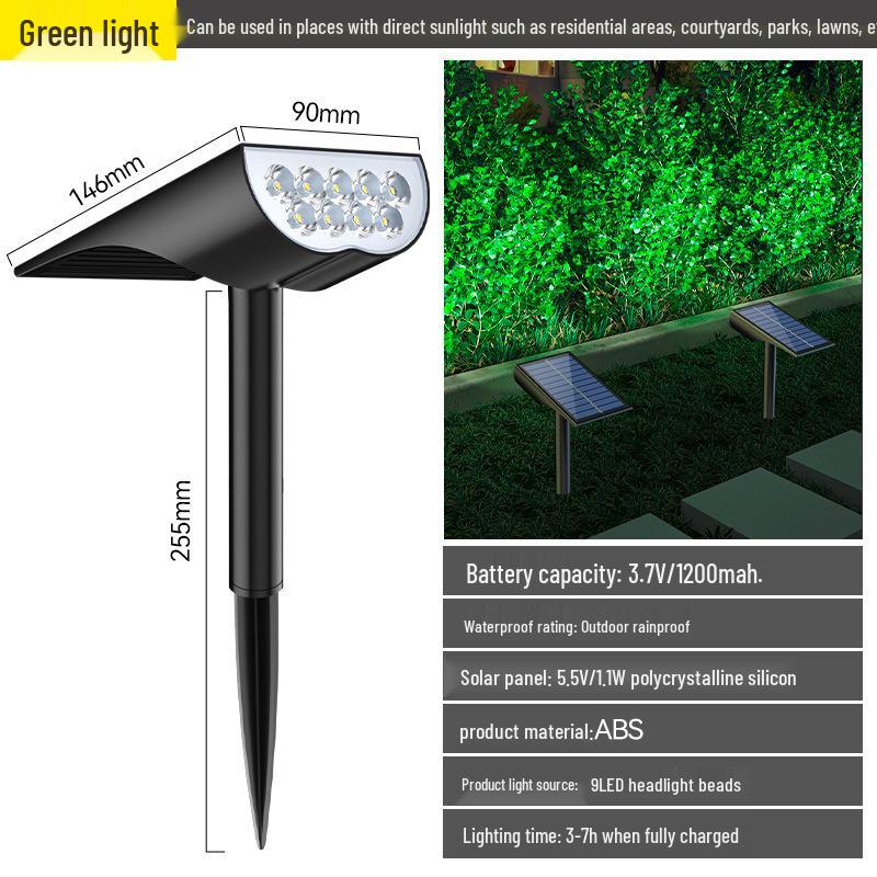 Dual-Use Outdoor Solar Spotlight: Super Bright Garden & Landscape Light