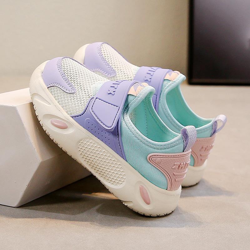 

Обувь для мальчиков на одной педали, легкая, с мягкой подошвой, весна 2025, одинарная сетка, дышащая, для двух учеников, обувь для девочек, студенческая обувь, эластичная 26-31 hand 6 pairs