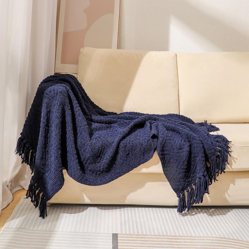 Пледы для дивана — фото 17