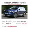 Door Handle Cover For Renault Koleos Samsung QM6 HC 2016~2025 Car External Protective Accessories Carbon Fiber Sticker 2018 2025