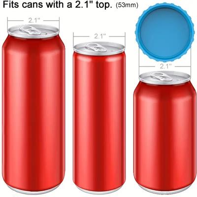 6 Pack Silicone Soda Can Lids Silicone Can Lids Beer Can Lids Juice Drink Can Protective Covers Reusable Fits Standard Cans