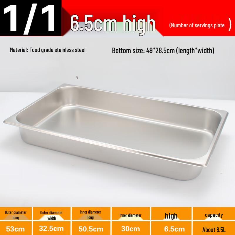 

Molona Stainless Steel Gastronorm Food Pan